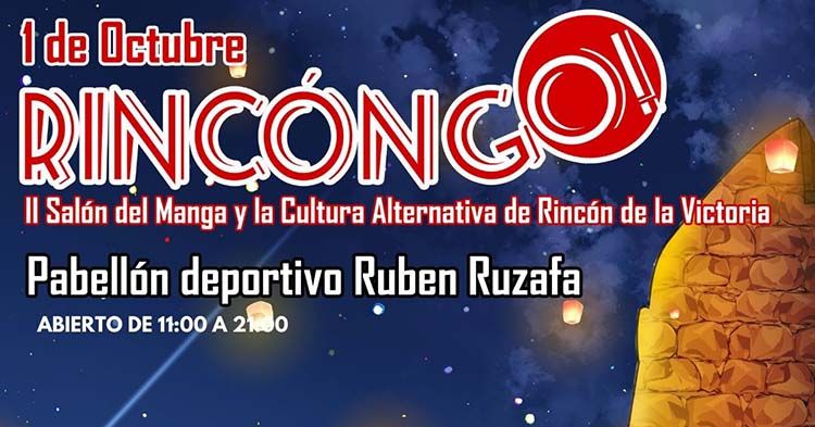 Rincón de la Victoria acoge el II Salón del Manga y la Cultura Alternativa ‘RincónGo! el 1 de octubre