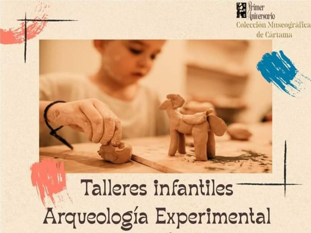 Talleres infantiles gratis sobre arqueología para niños en Cártama