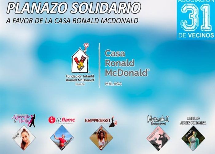 Fiesta solidaria con actividades para toda la familia en favor de la Casa Ronald McDonald