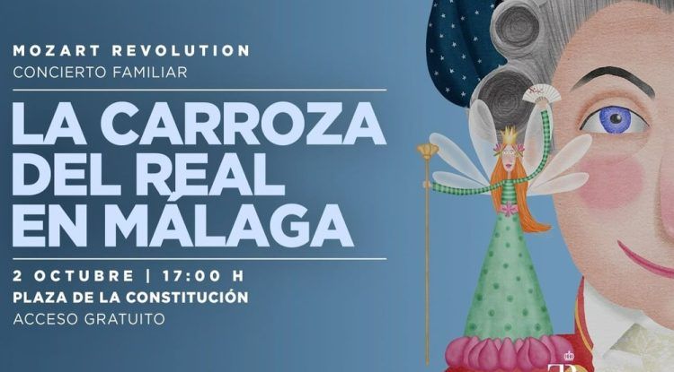 Espectáculo gratis 'Mozart Revolution' para niños y familias en Málaga capital