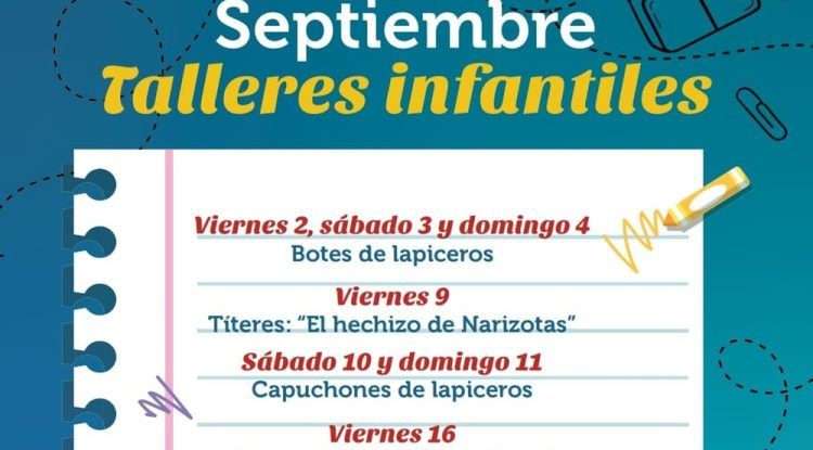 Actividades para niños y niñas gratis en el CC Rosaleda en septiembre