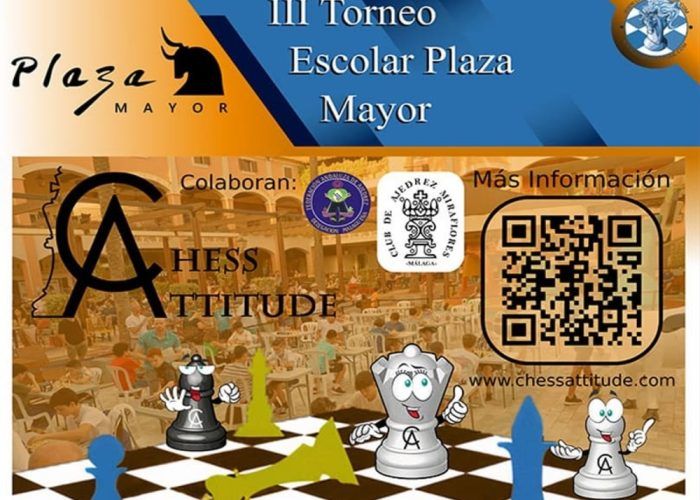 Torneo escolar de ajedrez para niños y niñas en CC Plaza Mayor