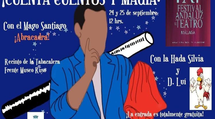 Cuentacuentos infantil y magia gratis en el Festival Andaluz de Teatro en Málaga