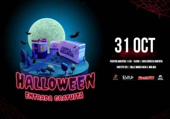 Actividades de Halloween gratis para niños y familias en La Fábrica del Videojuego