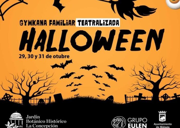 Actividades y yincana de Halloween para niños en el Jardín Botánico La Concepción