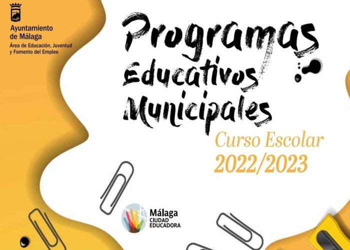Programas educativos municipales para los centros escolares de Málaga curso 2022-2023