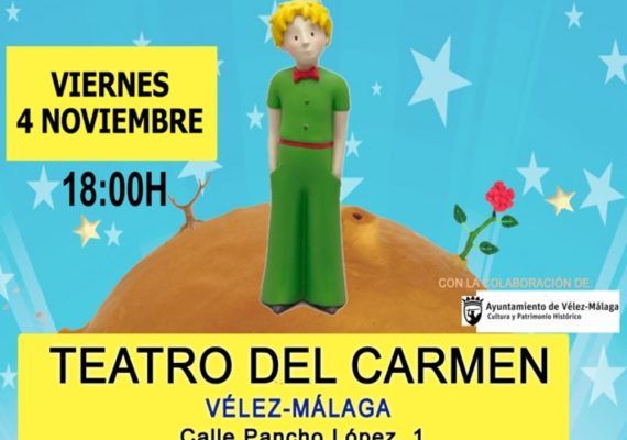 Teatro para niños y niñas en el Teatro del Carmen de Vélez-Málaga en noviembre