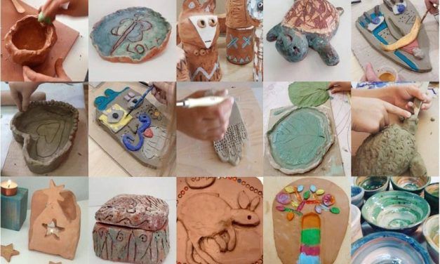 Talleres de cerámica para niños, niñas y familias con ExpresArte en Málaga