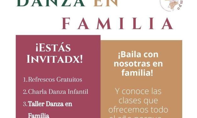Evento gratis de danza en familia en el centro Contratiempo de Málaga
