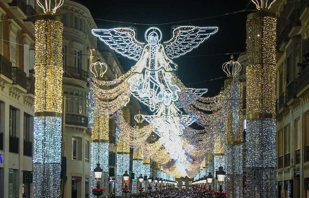 Horario de las luces de Navidad de Málaga 2022