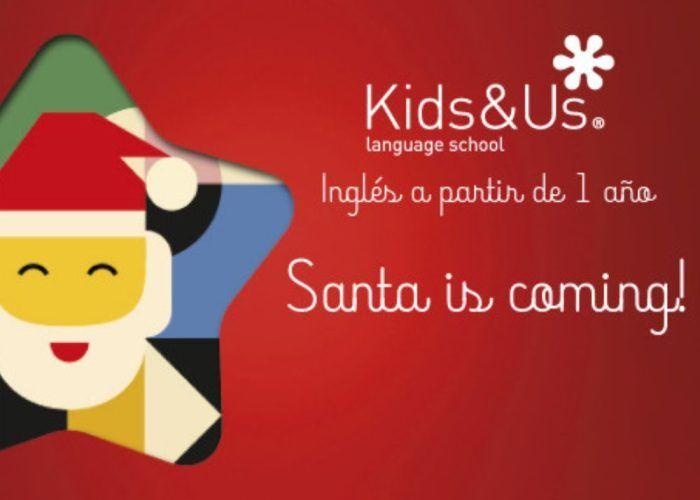 Visita de Santa Claus gratis para niños en Kids&Us Málaga y Torremolinos