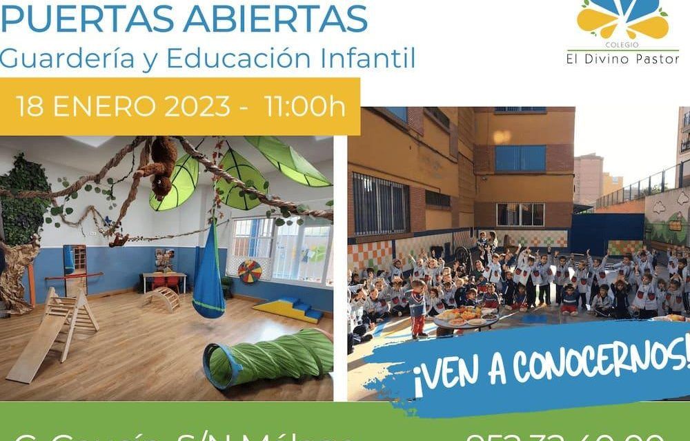Jornada de Puertas Abiertas para familias en enero en el Colegio El Divino Pastor de Málaga