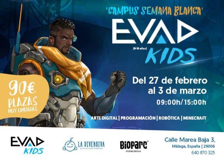 Abierta la matrícula para el Campamento de Semana Blanca de EVAD Kids