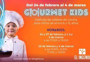 Esta Semana Blanca el Centro Comercial El Ingenio, en Vélez-Málaga, te trae divertidos planes como los talleres de cocina ‘Gourmet Kids’, orientados para niños y niñas de entre 6 y 12 años.