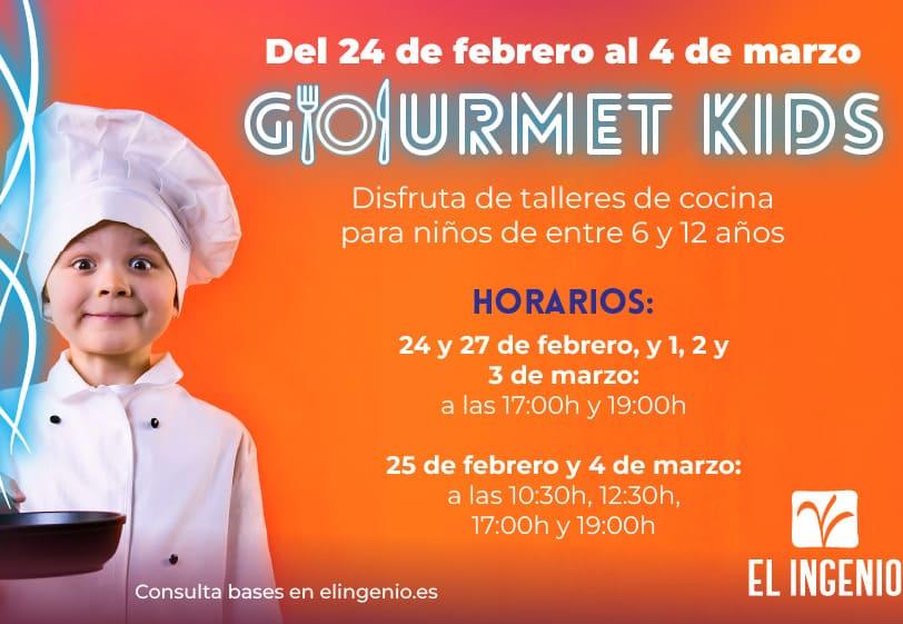 Talleres de cocina para niños esta Semana Blanca en el CC El Ingenio de Vélez Málaga