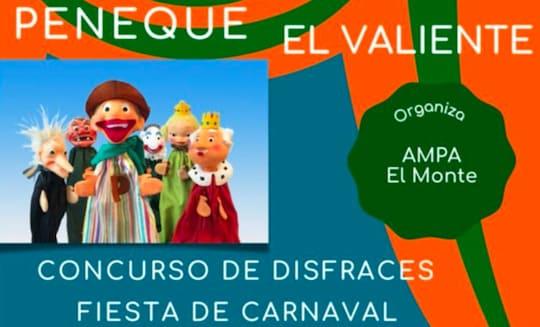 El próximo sábado 4 de enero "Peneque el Valiente" visitará el Colegio Sagrada Familia El Monte FESD. Será a partir de las 11:30 horas cuando la magia del teatro de títeres inunde el centro educativo.