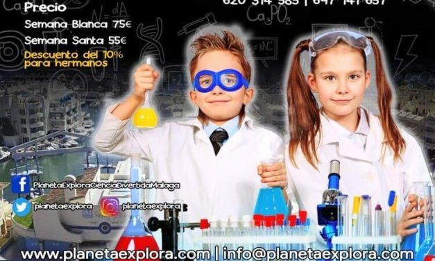 Campus eco-científico de Semana Blanca para niños en Benalmádena