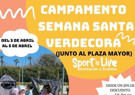 Sportislive ofrece esta Semana Santa un campamento en el que niños y niñas podrán disfrutar cada día de divertidas actividades. El campamento se llevará a cabo en las instalaciones de Verdecora Málaga.