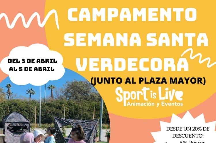Campamento de Semana Santa para niños y niñas en Málaga con Sportislive