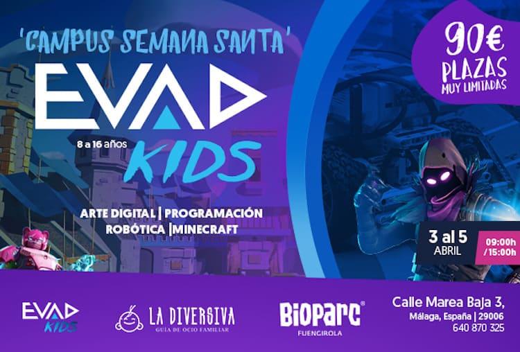Campamento para niños y niñas esta Semana Santa en EVAD Kids