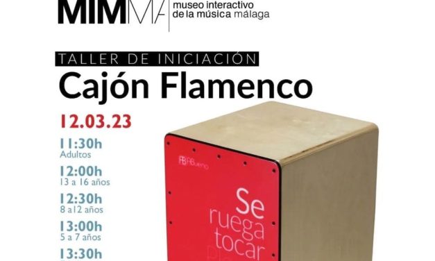 Taller de iniciación al cajón flamenco para toda la familia en el MIMMA