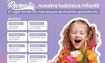 Actividades gratis en marzo para niñas y niños en Recrealia, la ludoteca del CC Vialia Málaga
