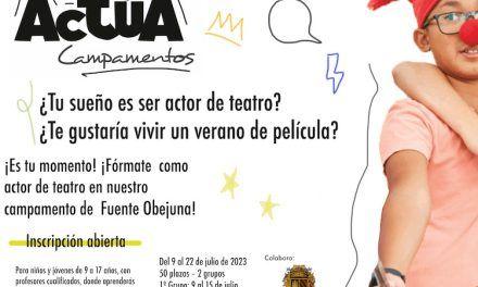 Campamento de verano de teatro para niños y jóvenes con Actúa Córdoba