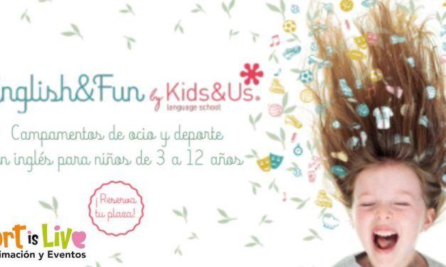Campamentos de verano English&Fun by Kids&Us y Sportislive en Málaga