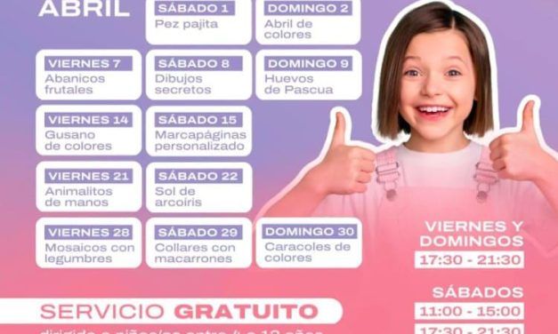 Actividades gratis en abril para niñas y niños en Recrealia, la ludoteca del CC Vialia Málaga