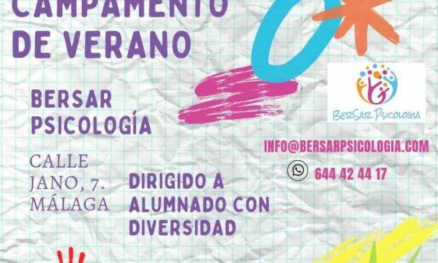 Campamento de verano para niños con necesidades educativas especiales en Málaga con Bersar Psicología