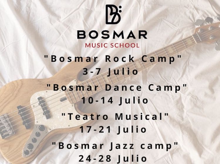 El campamento de verano que organiza Bosmar Music School durante las próximas vacaciones escolares ofrecerá a niños y niñas de todas las edades varias semanas de música, aprendizaje y mucha diversión. Durante el mes de julio se trabajará con contenidos adaptados en función de las edades de los participantes.
