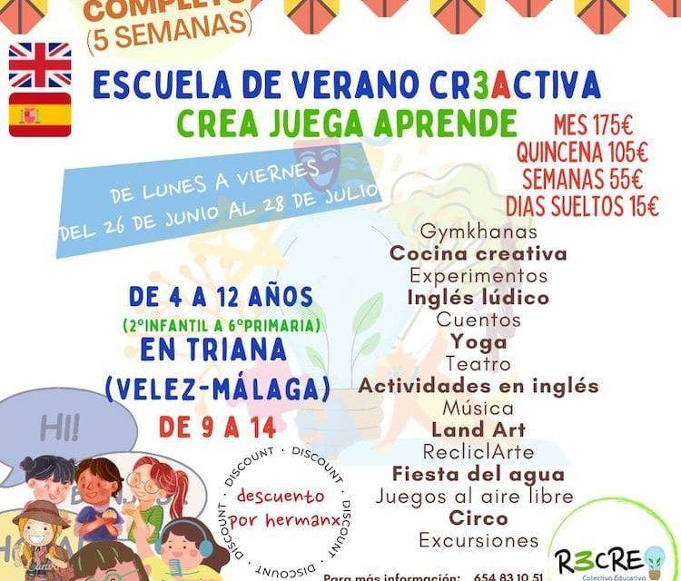 Campamento de verano para niños de 4 a 12 años en Vélez-Málaga