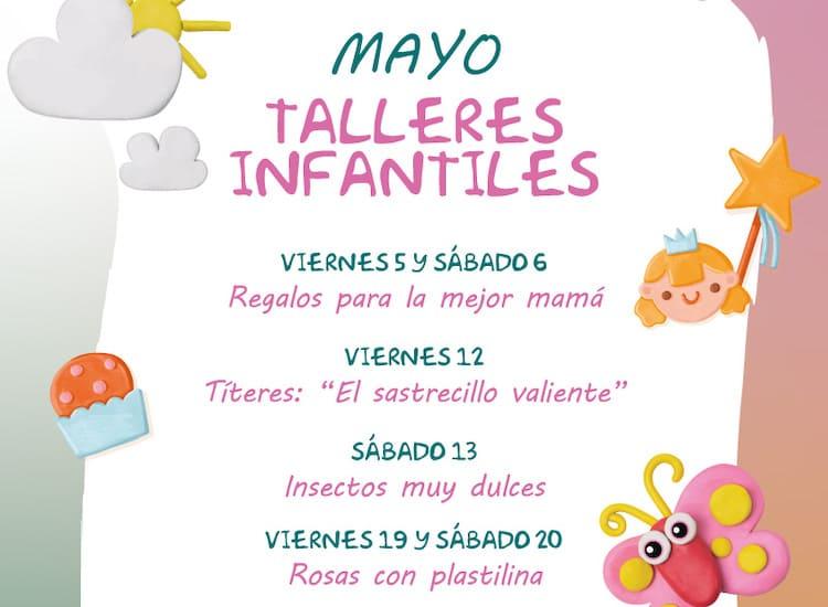 Talleres y teatro de títeres gratis para niños este mes de mayo en el CC Rosaleda Málaga