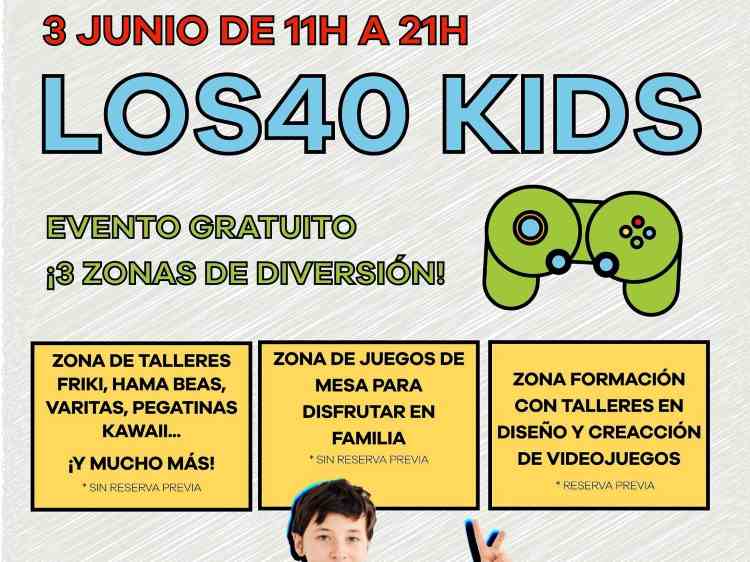 Actividades y juegos gratis para niños en Los40 Kids en Rincón de la Victoria, Málaga