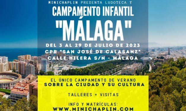 Campamento de verano infantil sobre la ciudad de Málaga y su cultura con Minichaplin