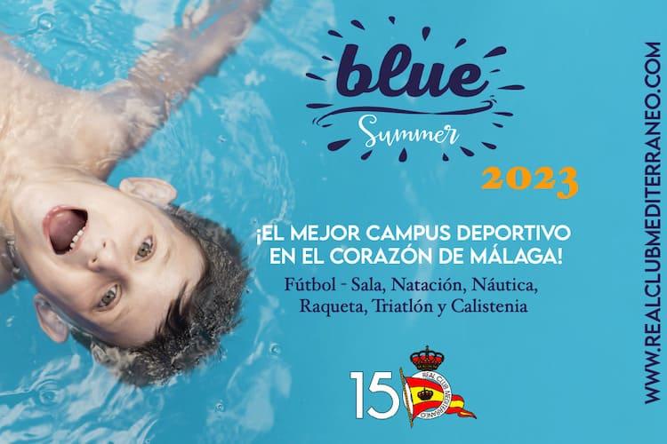 Blue Summer 2023, campamento multideportivo de verano en Málaga con el Real Club Mediterráneo
