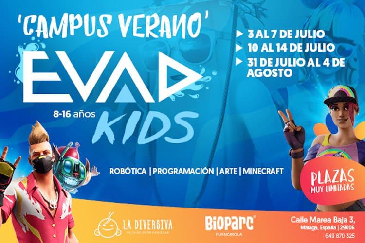 Campamento de verano para niños en Málaga con EVAD Kids