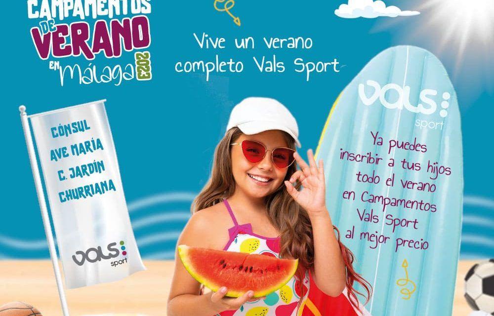 Campamentos de verano Vals Sport para disfrutar de las vacaciones escolares 2023 en Málaga