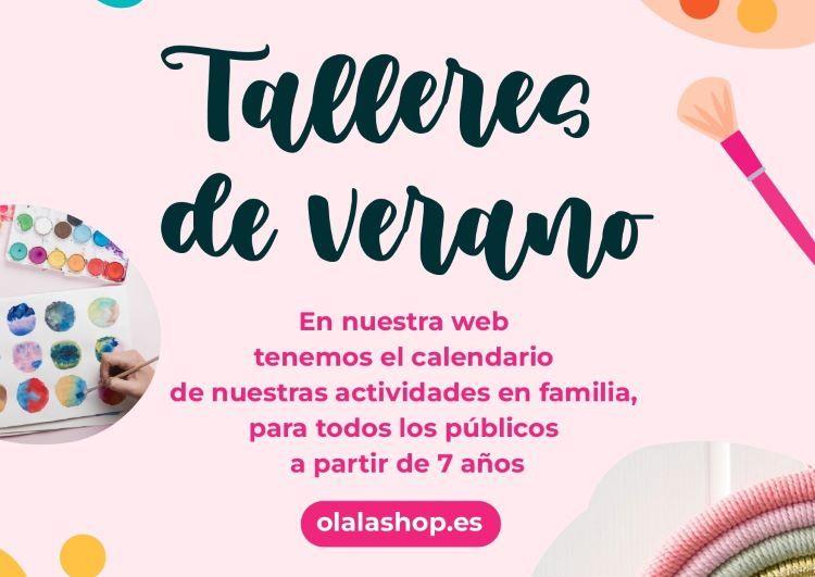 Talleres de manualidades para niños en verano de Ola Lá en Teatinos (Málaga)