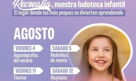 Actividades gratis en agosto para niños en Recrealia, la ludoteca del CC Vialia Málaga