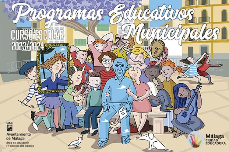 Programas educativos municipales para los centros escolares de Málaga curso 2023-2024