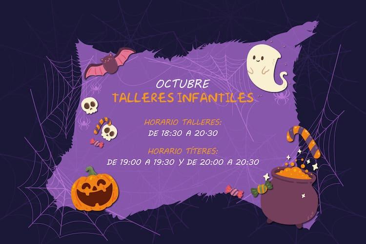 Talleres y teatro de títeres gratis para niños durante octubre en el CC Rosaleda Málaga