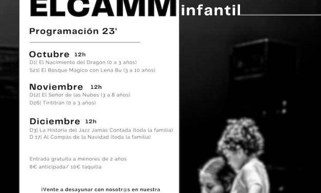 Espectáculos para niños y bebés hasta diciembre en ELCAMM Málaga