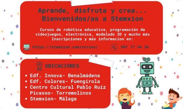 Extraescolares de robótica y tecnología en Málaga con Stemxion