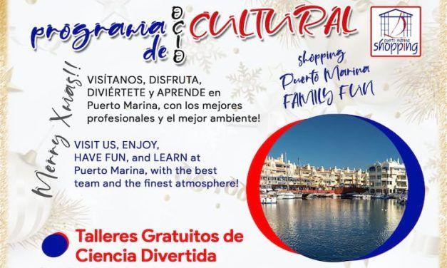 Actividades para niños con Planeta Explora en Puerto Marina Shopping durante la Navidad
