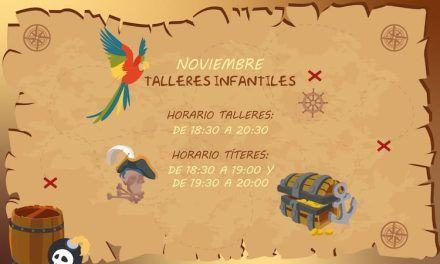 Talleres y teatro de títeres gratis para niños durante noviembre en el CC Rosaleda Málaga