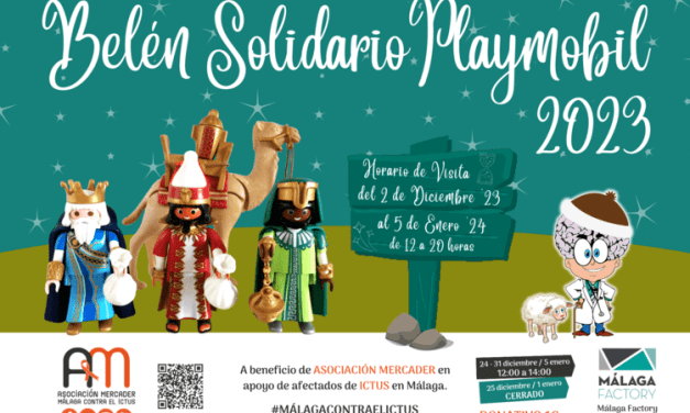 Belén Solidario de Playmobil para niños en Málaga Nostrum