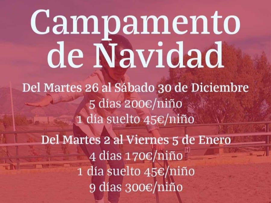 Campamento de Navidad para niños en Establo El Castillo en Mijas