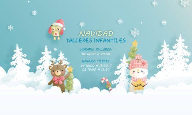 Talleres y teatro de títeres gratis para niños durante diciembre en el CC Rosaleda Málaga