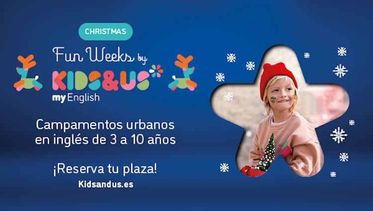 Campamento de Navidad en inglés para niños en Kids&Us Málaga y Torremolinos